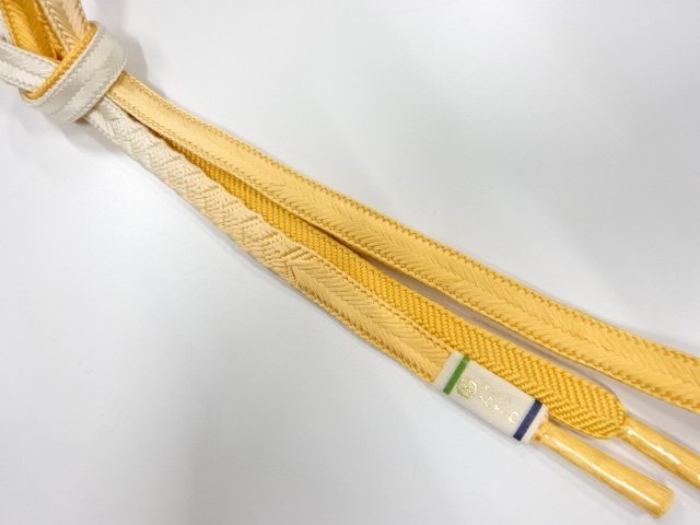 未使用品　正絹　手組帯締め